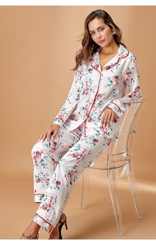 Nurteks 5654x Kadın Büyük Beden Saten Önden Düğmeli Uzun Kollu Pijama Takımı-ekru Ekru Nurteks 5654x Kadın Büyük Beden Saten Önden Düğmeli Uzun Kollu Pijama Takımı-ekru Ekru