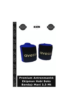 Premium Antrenmanlık Ekipman Hobi Boks Bandajı Mavi 3,5 Mt Diğer Premium Antrenmanlık Ekipman Hobi Boks Bandajı Mavi 3,5 Mt Diğer