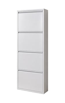Northcity Kaser 9003 Beyaz 4lu Kılıtlı Metal Ayakkabılık Abanoz - Beyaz Northcity Kaser 9003 Beyaz 4lu Kılıtlı Metal Ayakkabılık Abanoz - Beyaz