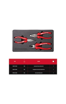 İzeltaş 3020 Opak Pense Yankeski Kargaburun Seti 160 MM 3 Parça - 3020002003