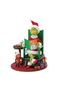 Department 56 Possible Dreams Dr. Seuss The Grinch And Max Heykelcik, 25 Cm, Çok Renkli Department 56 Possible Dreams Dr. Seuss The Grinch And Max Heykelcik, 25 Cm, Çok Renkli