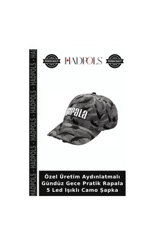 Hadpols Özel Üretim Aydınlatmalı Gündüz Gece Pratik Rapala 5 Led Işıklı Camo Şapka Çok Renkli Hadpols Özel Üretim Aydınlatmalı Gündüz Gece Pratik Rapala 5 Led Işıklı Camo Şapka Çok Renkli