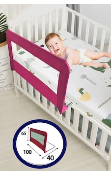 Ecm Proger Çocuk Yatak Koruyucu Bariyer Pembe Ecm Proger Çocuk Yatak Koruyucu Bariyer Pembe