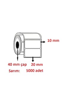 10x20 ECO TERMAL ETİKET (500 lü) 10x20 ECO TERMAL ETİKET (500 lü)