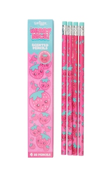Smiggle Çilek Kokulu 2b Kurşun Kalem 4lü Paket Pembe Smiggle Çilek Kokulu 2b Kurşun Kalem 4lü Paket Pembe