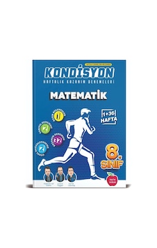 8. Sınıf Matematik Kondisyon + Denemesi 37 Hafta - Levent Tayyar - Newton Yayınları 8. Sınıf Matematik Kondisyon + Denemesi 37 Hafta - Levent Tayyar - Newton Yayınları