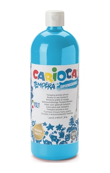 Carioca Tempera Boya - Açık Mavi (süper Yıkanabilir) 1000ml - 135 Mavi