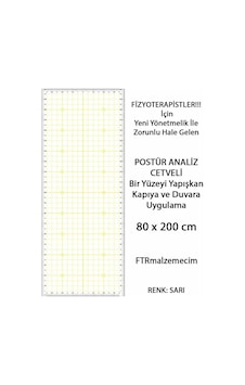 Postür Analiz Cetveli Sarı Postür Analiz Cetveli Sarı