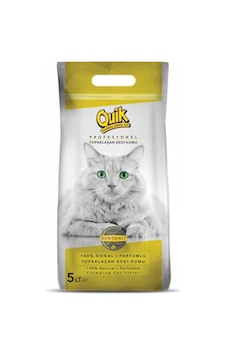 Quik Parfümlü İnce Taneli Topaklaşan Bentonit Kedi Kumu 5 L Quik Parfümlü İnce Taneli Topaklaşan Bentonit Kedi Kumu 5 L