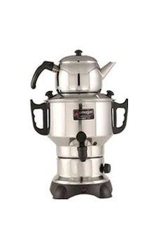 Armağan 3.5 L Elektrikli Semaver Gümüş - Çelik Kapaklı Armağan 3.5 L Elektrikli Semaver Gümüş - Çelik Kapaklı