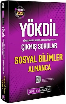 Pegem 2026 Yökdil Sosyal Bilimler Almanca Çıkmış Sorular Çözümlü Pegem Akademi Yayınları Pegem 2026 Yökdil Sosyal Bilimler Almanca Çıkmış Sorular Çözümlü Pegem Akademi Yayınları