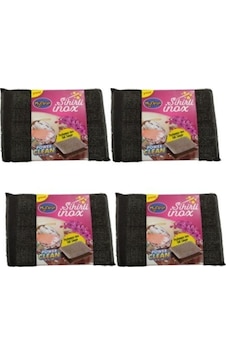 Myclean My Clean Sihirli Inox Paslanmaz Telli Sünger 2Li 4 Paket Myclean My Clean Sihirli Inox Paslanmaz Telli Sünger 2Li 4 Paket
