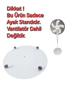 Luxell Lxf-518s Vantilatör Ayak Standı Beyaz Luxell Lxf-518s Vantilatör Ayak Standı Beyaz