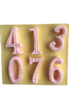 Rakam Şeklinde Silikon Pasta Ve Seker Hamuru Kalibi 4x2x1 Cm 6 Rakam Şeklinde Silikon Pasta Ve Seker Hamuru Kalibi 4x2x1 Cm 6