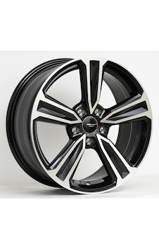 7.5x17 Pro-l75760 5x112 Et38 66.45 Black Machıned Xl 7.5x17 Pro-l75760 5x112 Et38 66.45 Black Machıned Xl