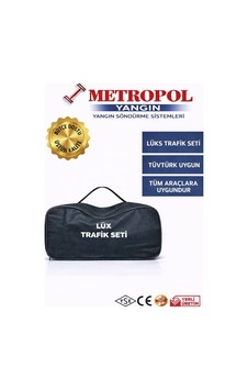 Dikdörtgen Trafik Ve Ilkyardım Seti Çantası Oto Çeki Demiri Araç Yangın Söndürme Seti - 874361210