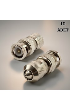 10 Adet Bnc Konnektör Vidalı Metal Garantili 1. Sınıf Cctv Kamera Ucu 10 Adet Bnc Konnektör Vidalı Metal Garantili 1. Sınıf Cctv Kamera Ucu