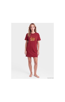 LC Waikiki Alıta Cıty Farkıyla Lcw Young Bordo Penye Baskılı Kısa Kollu Kadın Gecelik Bordo - 930179675 Bordo LC Waikiki Alıta Cıty Farkıyla Lcw Young Bordo Penye Baskılı Kısa Kollu Kadın Gecelik Bordo - 930179675 Bordo