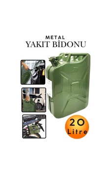 20 Litre Metal Yakıt Bidonu - Araç Port Bagaj Tipi Kalın Antisilikon Kompakt Benzin Mazot Deposu Tekne Motoru, Jeneratör Ve Çim Biçme İçin Sızdırmaz Yedek Yakıt Deposu Araç Motorsiklet Yakıt Taşıma 20 Litre Metal Yakıt Bidonu - Araç Port Bagaj Tipi Kalın Antisilikon Kompakt Benzin Mazot Deposu Tekne Motoru, Jeneratör Ve Çim Biçme İçin Sızdırmaz Yedek Yakıt Deposu Araç Motorsiklet Yakıt Taşıma