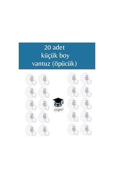 20 Adet Küçük Boy Vantuz Öpücük 20 Adet Küçük Boy Vantuz Öpücük