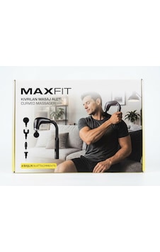Maxfit Ergonomik Kıvrılabilir Masaj Cihazı - 4 Başlıklı Siyah Maxfit Ergonomik Kıvrılabilir Masaj Cihazı - 4 Başlıklı Siyah