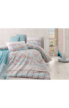 Eponj Home Kolay Ütülenir Nevresim Takımı Çift Kişilik Birdcage Turkuaz Eponj Home Kolay Ütülenir Nevresim Takımı Çift Kişilik Birdcage Turkuaz