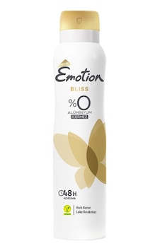 Emotion Deodorant Bliss 150ml - 48 Saat Koruma, Parabensiz 6'li Avantaj Paketi - 6 Adet Tarı Emotion Deodorant Bliss 150ml - 48 Saat Koruma, Parabensiz 6'li Avantaj Paketi - 6 Adet Tarı