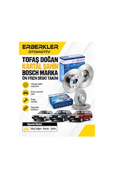Tofaş Doğan Kartal Şahin Bosch Marka Ön Fren Diski Takım - Erb494