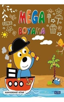 Mega Boyama-kahverengi Kitap Mega Boyama-kahverengi Kitap