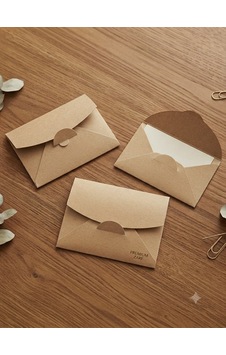 Premium Kraft Mini Zarf Ve Beyaz Not Kartı Seti 50 Li 50 Adet Kraft Zarf + 50 Adet 5x9 Cm Beyaz Not Kartı Premium Kraft Mini Zarf Ve Beyaz Not Kartı Seti 50 Li 50 Adet Kraft Zarf + 50 Adet 5x9 Cm Beyaz Not Kartı