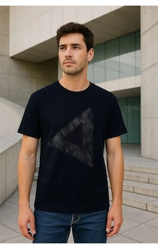 Markapia Erkek Rahat Kesim Bisiklet Yaka Baskılı Beyaz T-shirt Çok Renkli S S L Lacivert Markapia Erkek Rahat Kesim Bisiklet Yaka Baskılı Beyaz T-shirt Çok Renkli S S L Lacivert