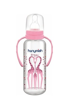Hanymish 402 Kulplu Cam Biberon 240 ML Hanymish 402 Kulplu Cam Biberon 240 ML