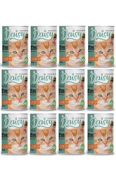 Daisy Tavuk Etli Yavru Kedi Maması Konservesi 12 x 400 G