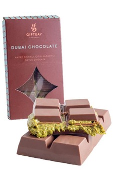Taze Çikolata Sütlü Dubai Çikolatası 200 G Taze Çikolata Sütlü Dubai Çikolatası 200 G