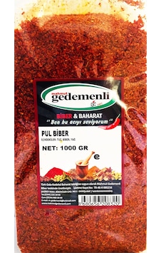 Gedemenli Kırmızı Pul Biber 1 KG Gedemenli Kırmızı Pul Biber 1 KG