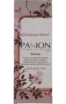 Garden Fresh Passion Tutku Kokulu Altıgen 1 Paket 20 Adet Çubuk Tütsü