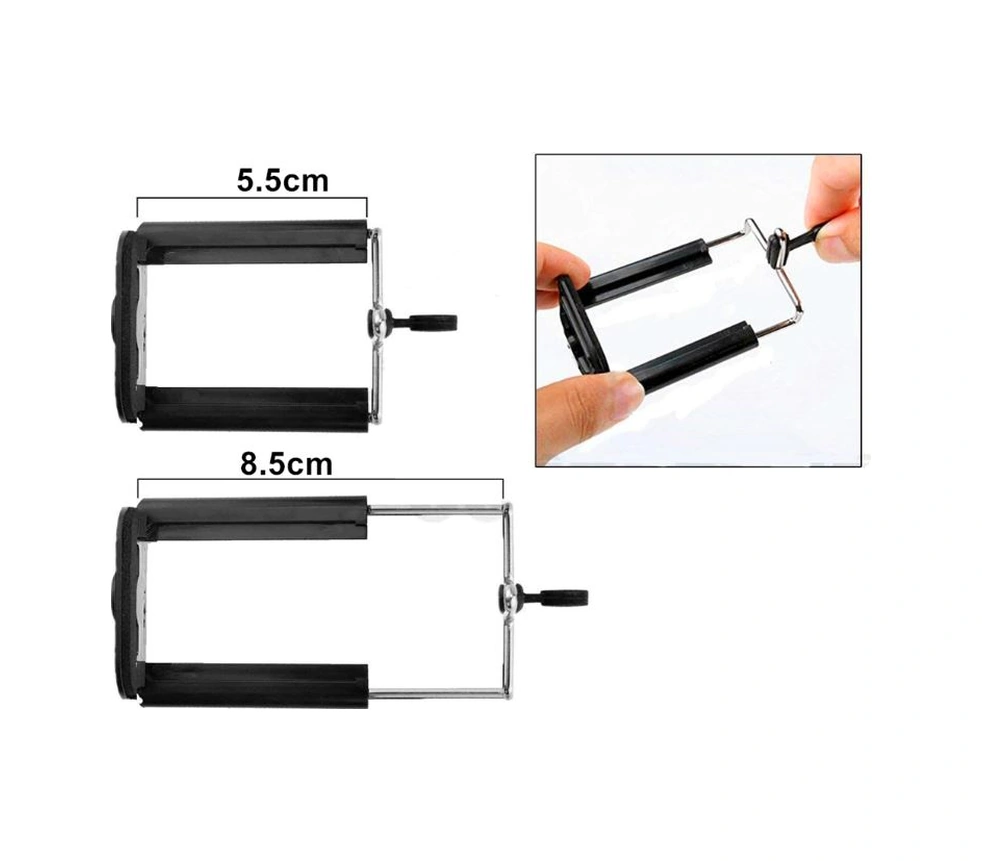 Telefon Tutucu Aparat Tripod Bağlantısı 10cmx8.5cmx5.5cm Telefon Tutucu Aparat Tripod Bağlantısı 10cmx8.5cmx5.5cm