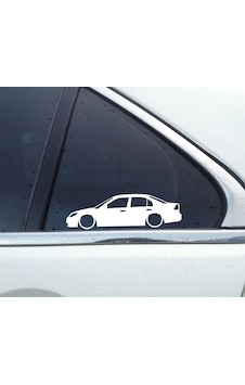 Cıvıc Vtec 2 Sedan Basık Kelebek Silüet Stickeri 2 Adet Kelebek Cam Cıvıc Vtec 2 Sedan Basık Kelebek Silüet Stickeri 2 Adet Kelebek Cam