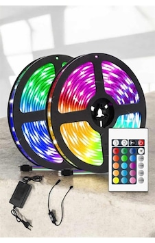 Rgb Işıklı 10metre Şerit Led Kumandalı Yeni Nesil - Lisinya