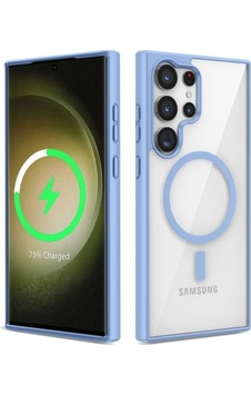 Galaxy S22 Ultra Kılıf M-safe Wireless Şarj Özellikli Silikon Zore Ege Kapak Mavi Galaxy S22 Ultra Kılıf M-safe Wireless Şarj Özellikli Silikon Zore Ege Kapak Mavi