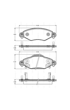 0986424788 Ön Fren Balatası Toyota Yaris 2003-2005 1.5 Vvtı 1.4 D4d 044650d010 0986424788 Ön Fren Balatası Toyota Yaris 2003-2005 1.5 Vvtı 1.4 D4d 044650d010
