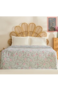 Karaca Home Nymira%100 Pamuk Çift Kişilik Tek Pike Mint Açık Indigo Karaca Home Nymira%100 Pamuk Çift Kişilik Tek Pike Mint Açık Indigo