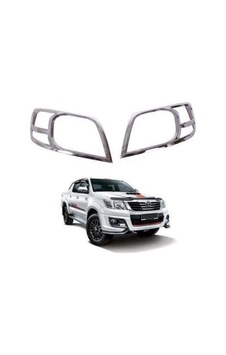 Toyota Uyumlu Hilux 2012 2015 Ön Far Kaplama Abs Krom