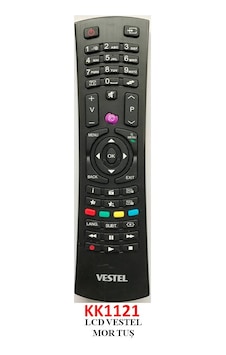 Fully Tinko Vestel Uyumlu Lcd Yeni Kalıp Mor Tuslu Tv Kumandası