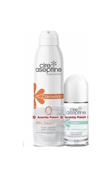 Cire Aseptine Carnelian Deodorant 150 Ml + Detox Rollon 60 ML Cire Aseptine Carnelian Deodorant 150 Ml + Detox Rollon 60 ML