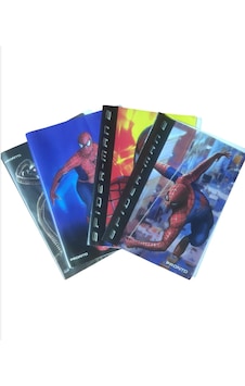 Pronto Spider Man A5 Geçmeli Defter Kabı 5'li