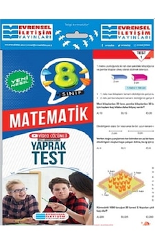 8. Sınıf Matematik Yeni Nesil Yaprak Test- Evrensel İletişim Yayınları 8. Sınıf Matematik Yeni Nesil Yaprak Test- Evrensel İletişim Yayınları