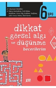 Dikkat Görsel Algı ve Düşünme Becerilerim 6 Yaş- Minik Ada