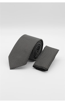 İmza Siyah - Gri Desenli 6 Cm Kravat 1090260118 İmza Siyah - Gri Desenli 6 Cm Kravat 1090260118