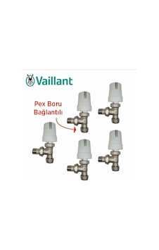 Vaillant Pex Köşe Termostatik Radyatör Vanası(5'Li Paket) Vaillant Pex Köşe Termostatik Radyatör Vanası(5'Li Paket)